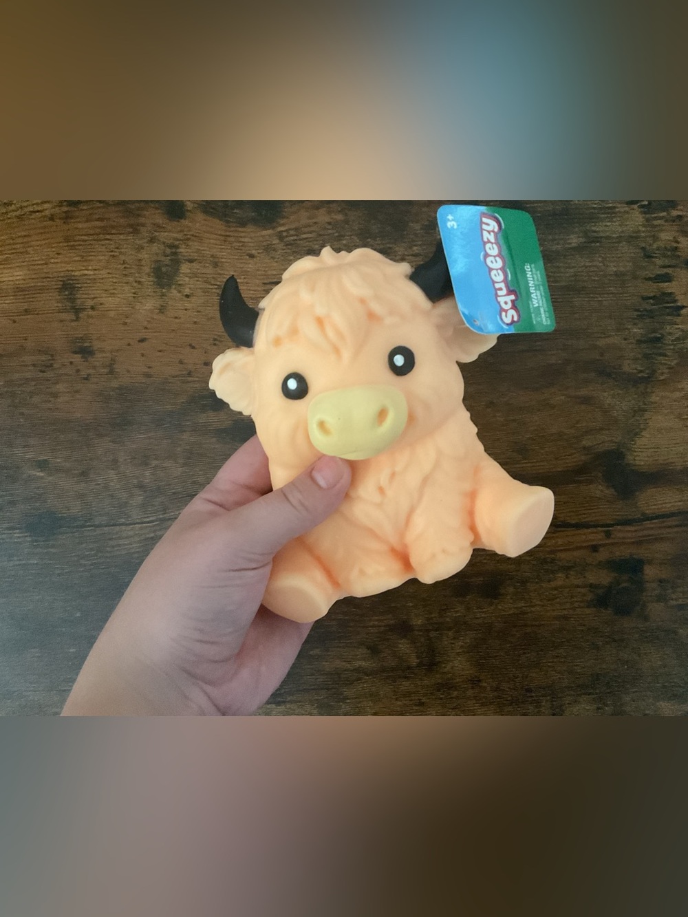 🍑 authentic Peach Squeezy cow 🐮!! VERY HARD TO FIND!! and ✨DISCOUNT SHIPPING✨!!💗